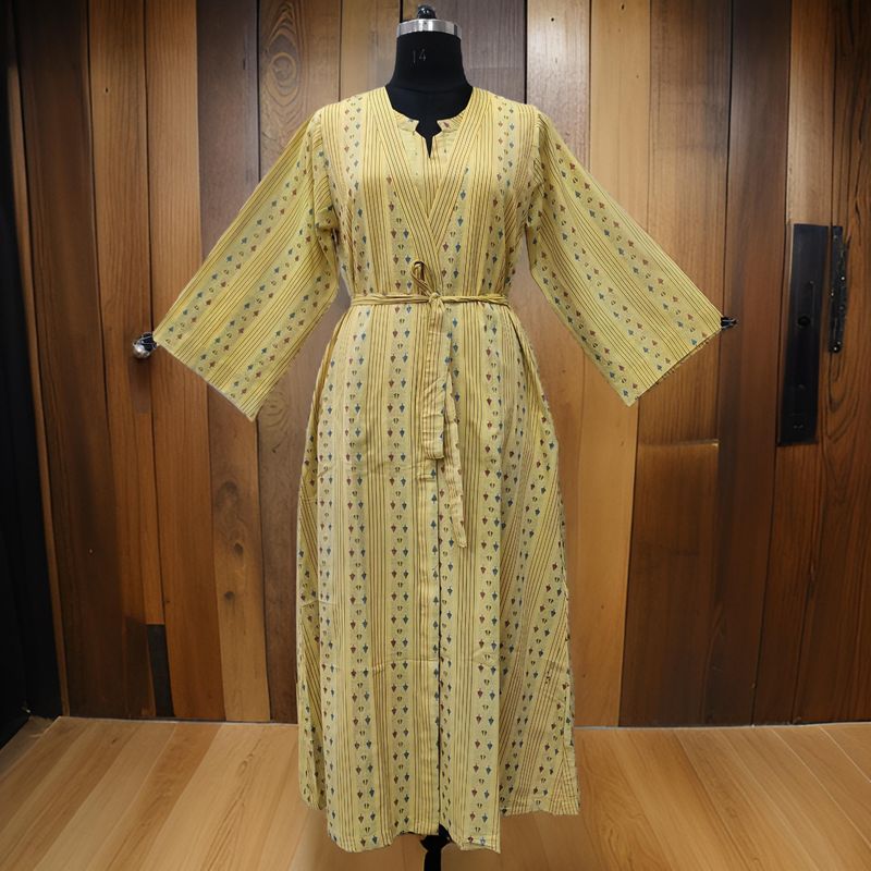 S/M Abaya Inner Set Cotton length 57” Long