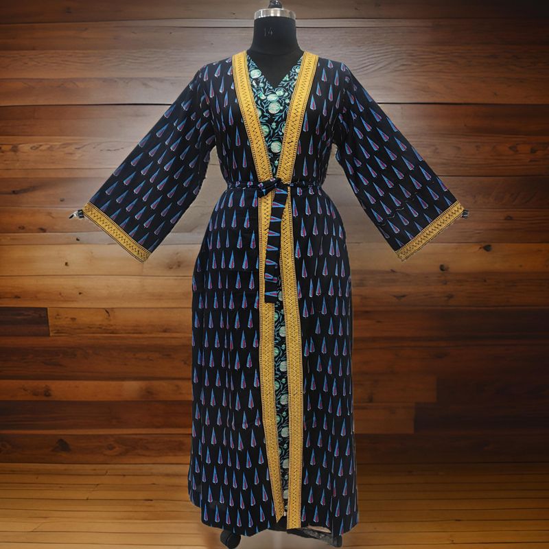 S/M Abaya Inner Set Cotton length 57” Long