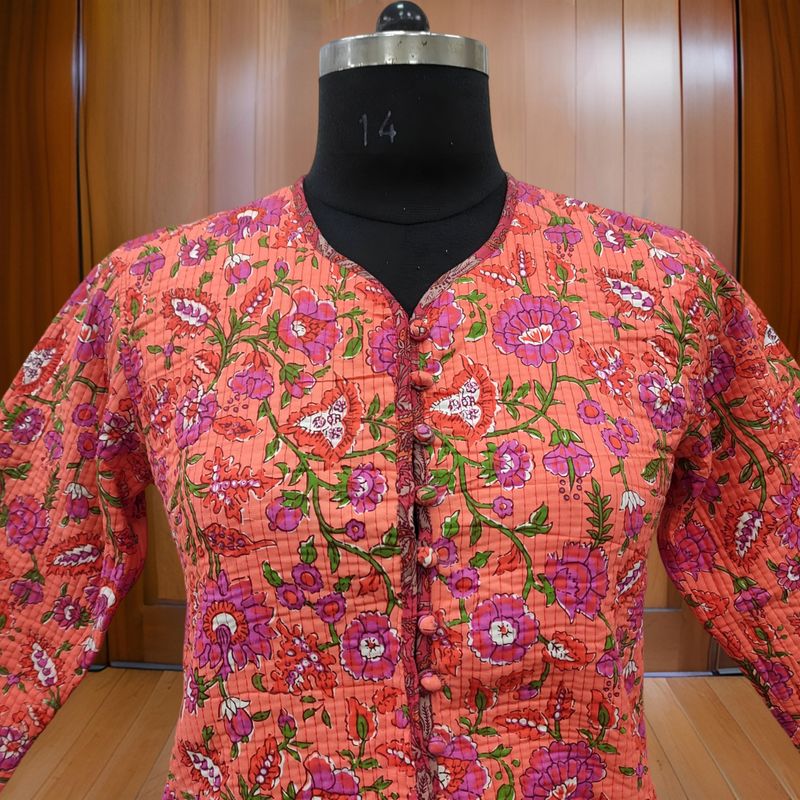 M Jacket Cotton/ Length-23 inches