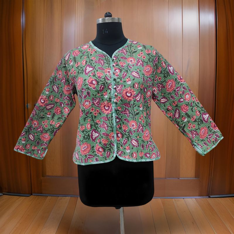 L Jacket Cotton/ Length-25 inches