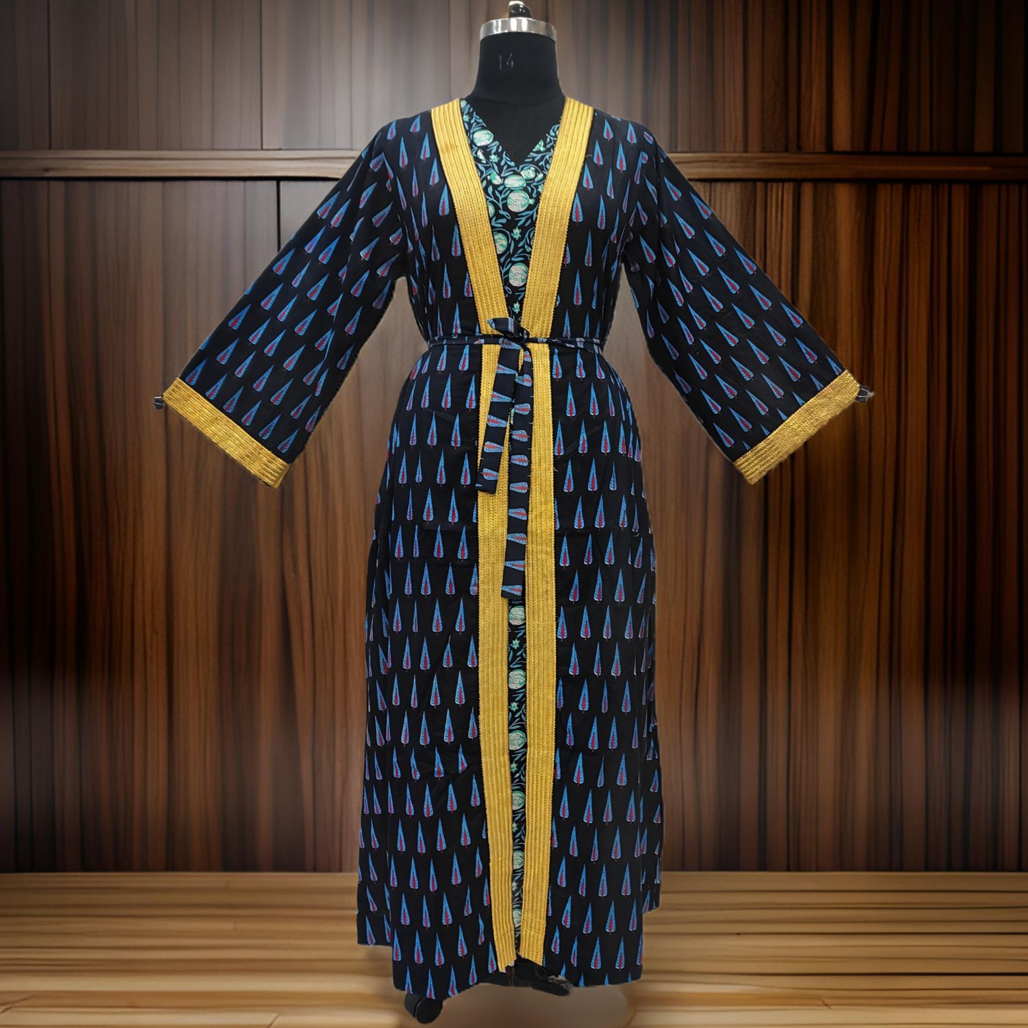 S/M Abaya Inner Set Cotton length 57” Long