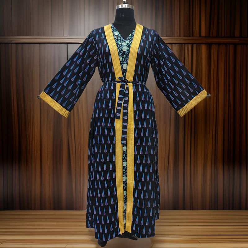 S/M Abaya Inner Set Cotton length 57” Long