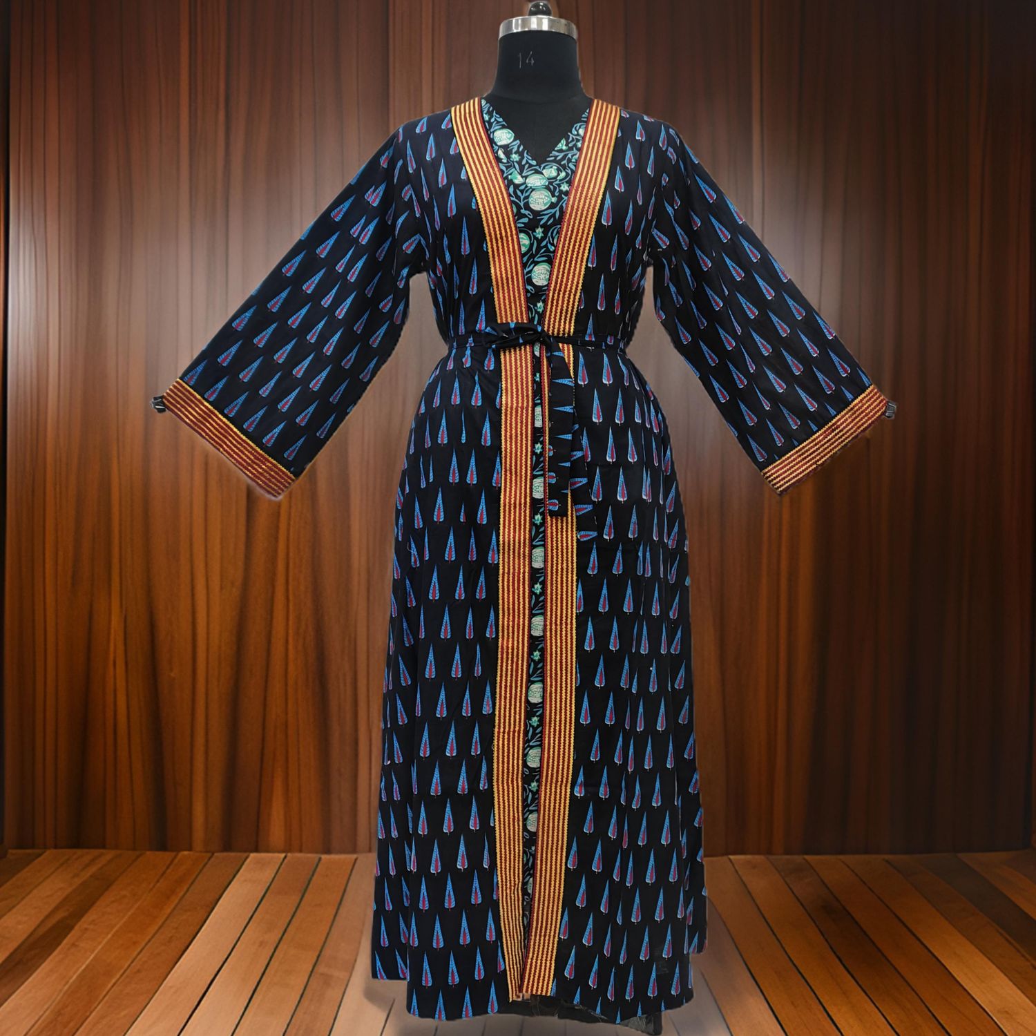 S/M Abaya Inner Set Cotton length 57” Long