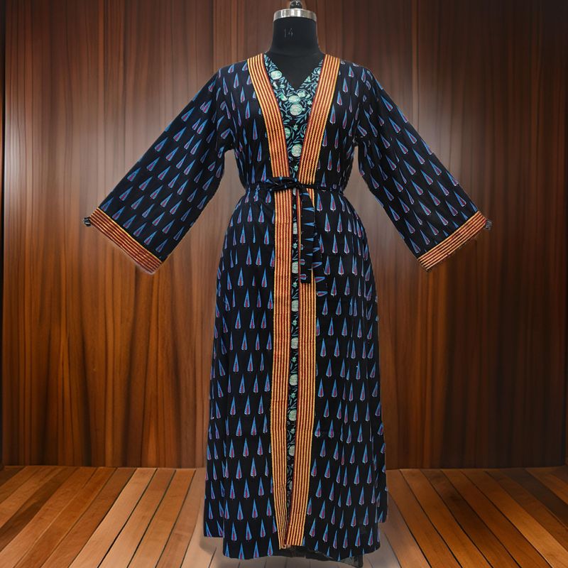 S/M Abaya Inner Set Cotton length 57” Long