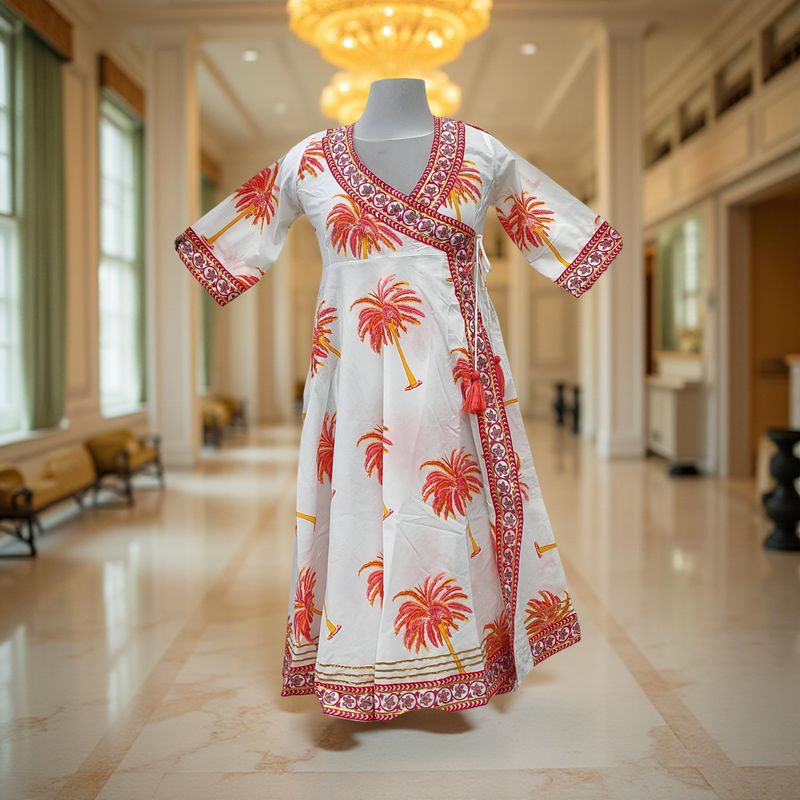 12-13  years Priam Cotton Dress 50" Long Jalabiya