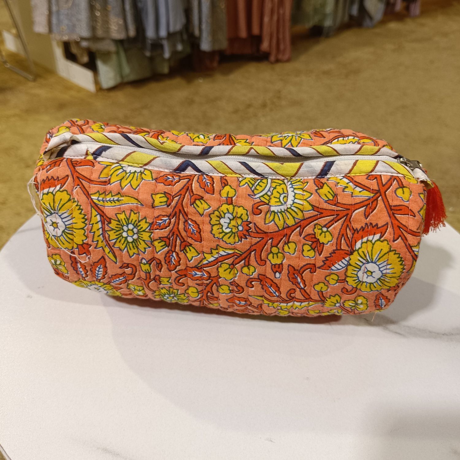 Cotton Cosmetic Bag