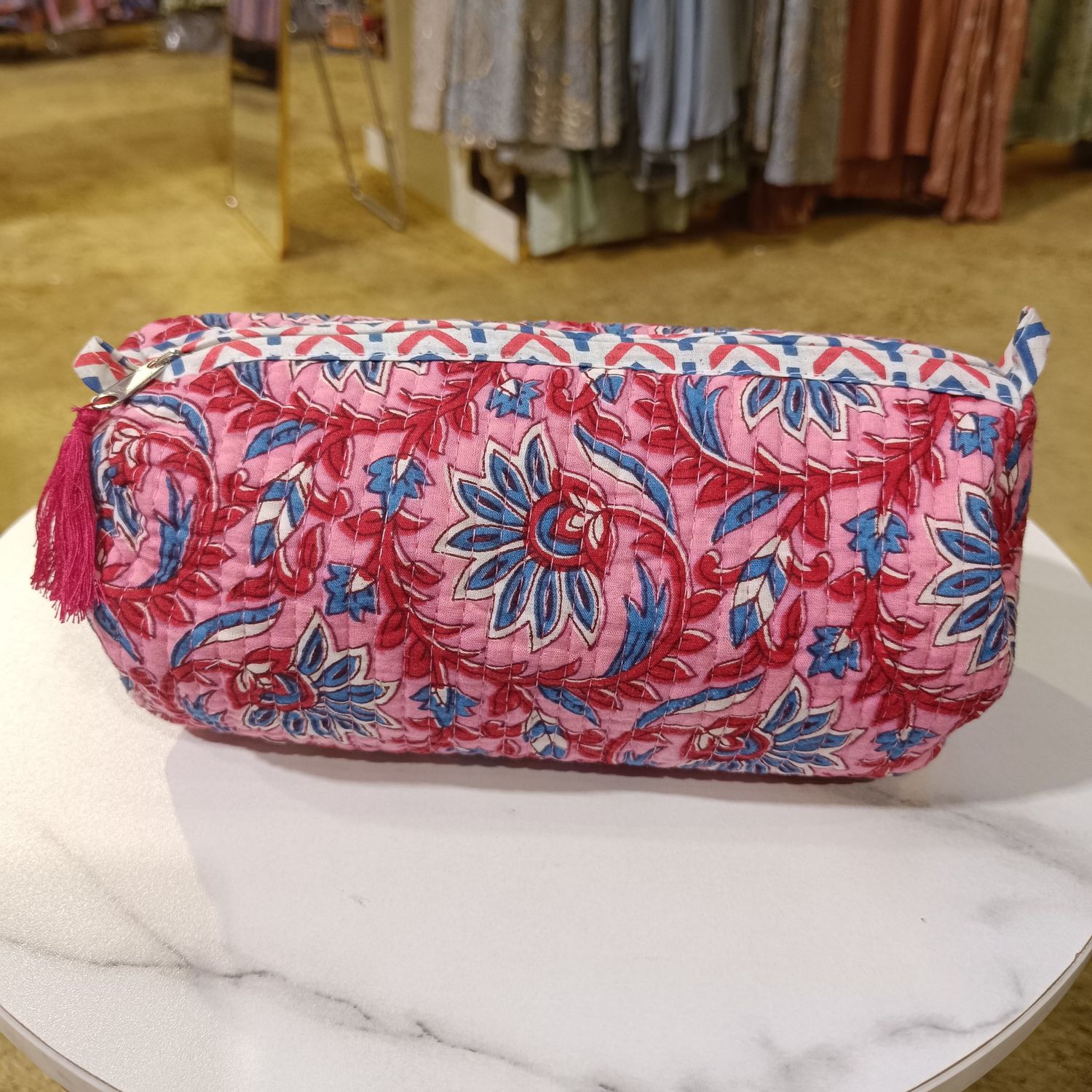 Cotton Cosmetic Bag