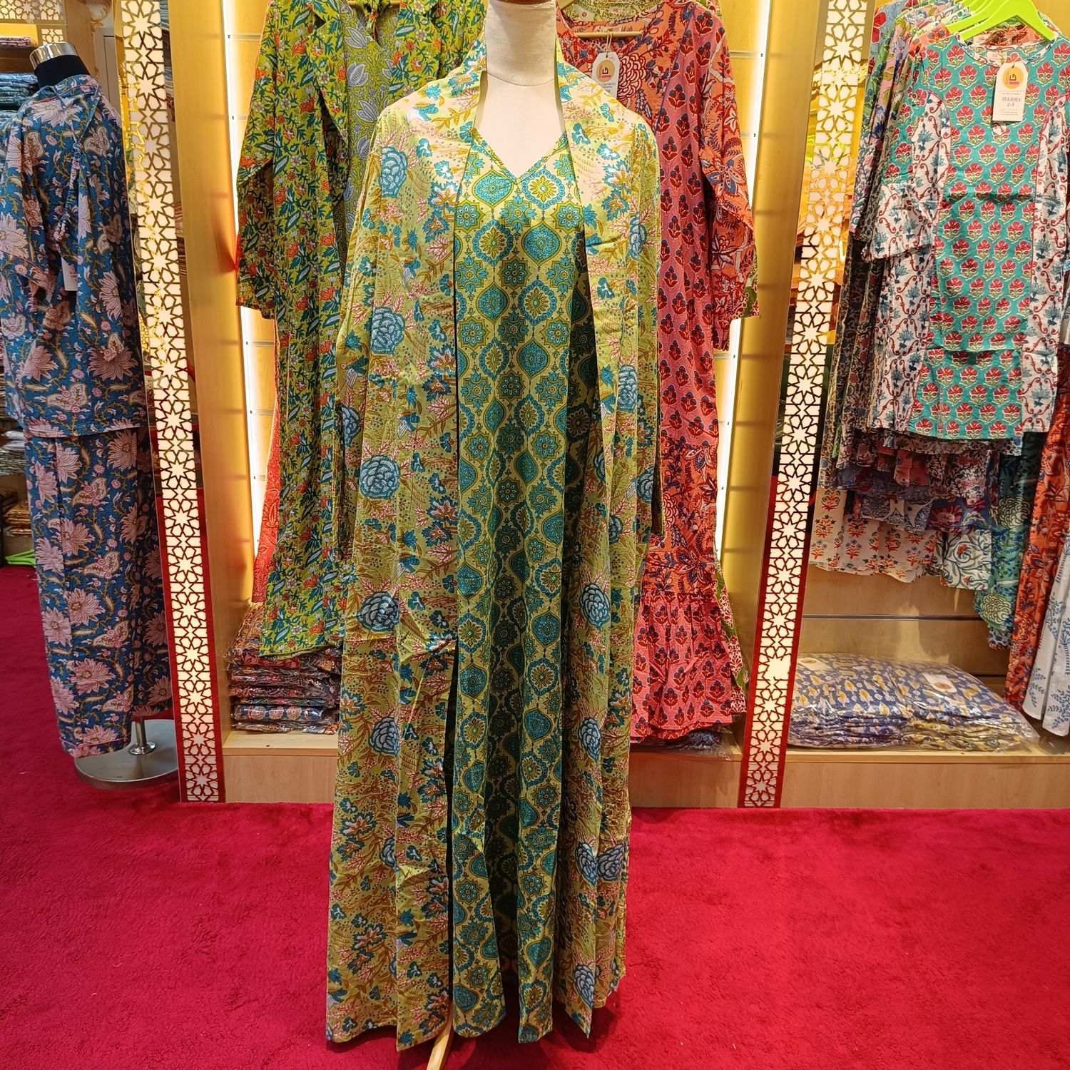 Free size Cotton Abaya length 57”