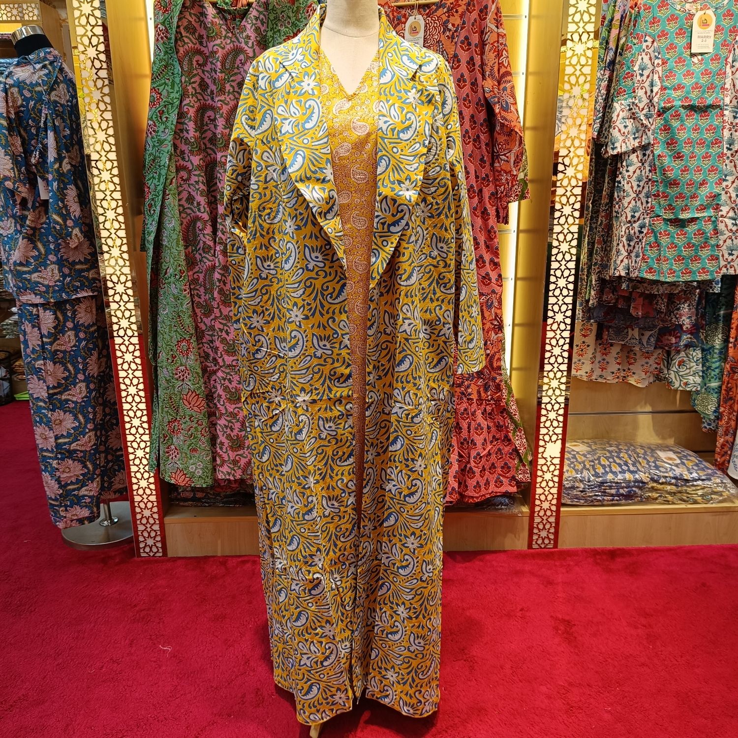 Free size Cotton Abaya length 57”