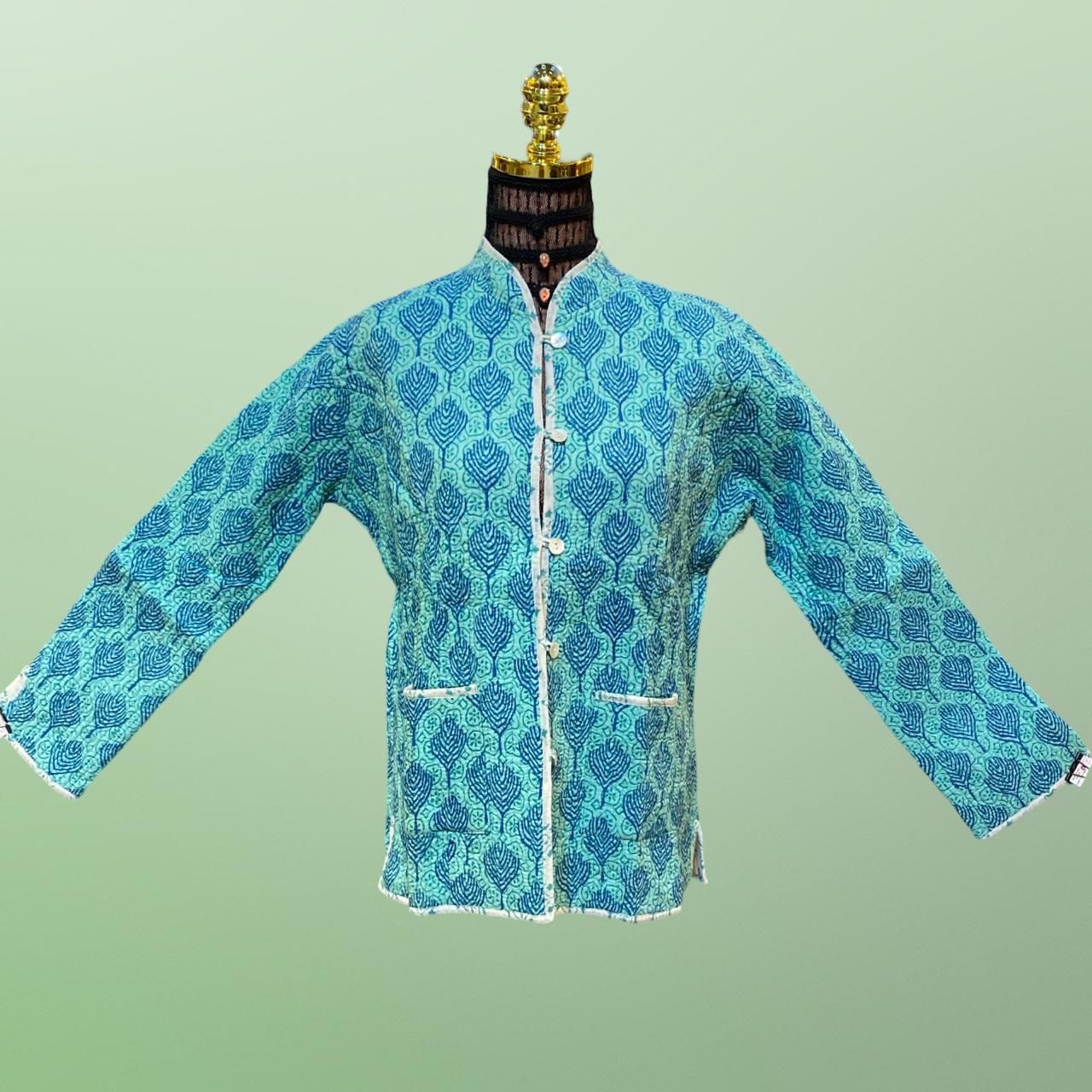 L Jacket Reversible Cotton/ Length-26 inches