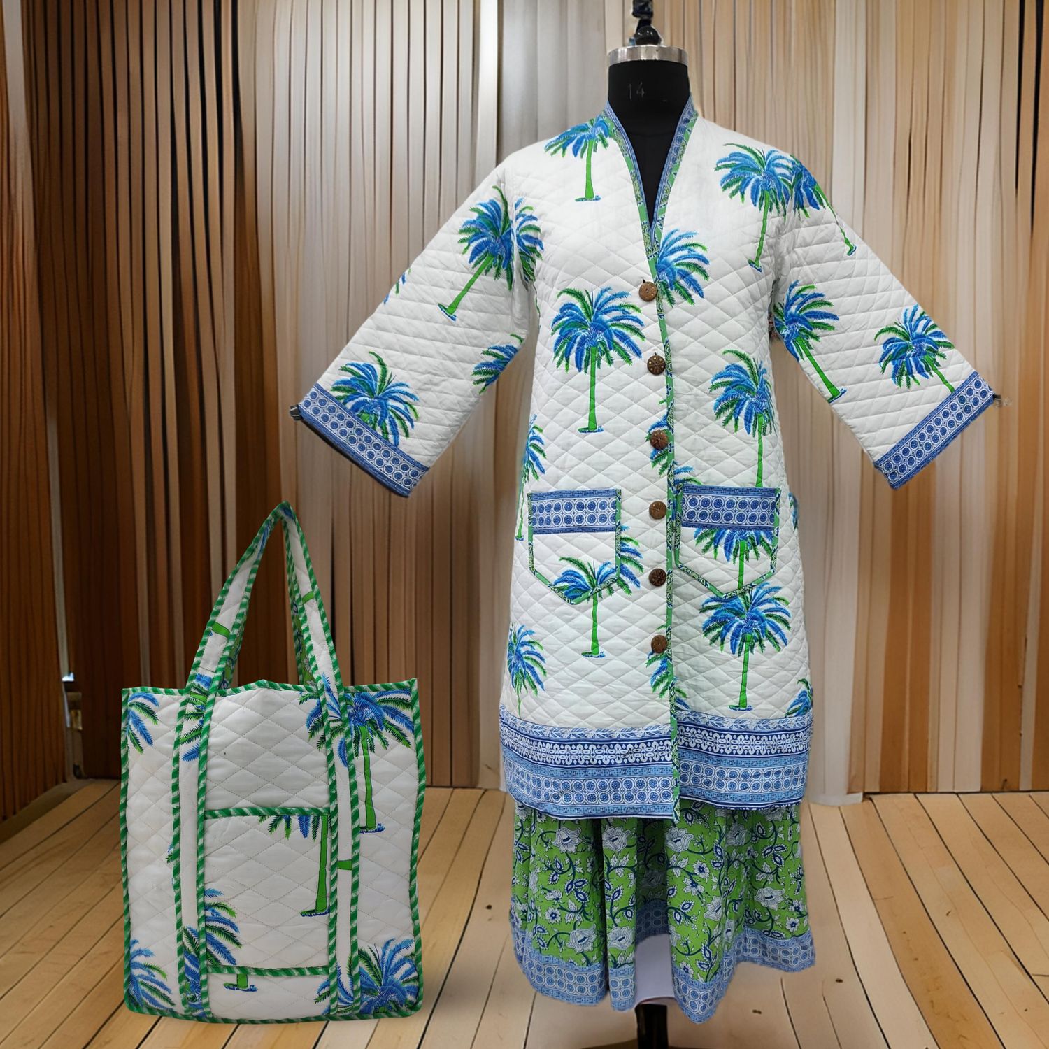 L/XL Cotton Jacket And Inner And Bag