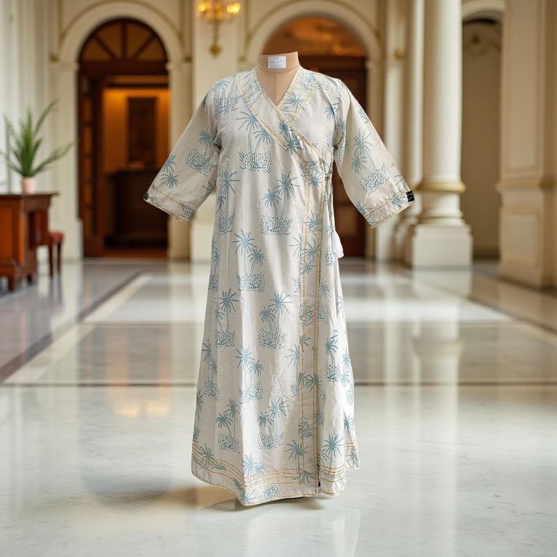 S-M Priam Cotton Dress 57" Long Jalabiya