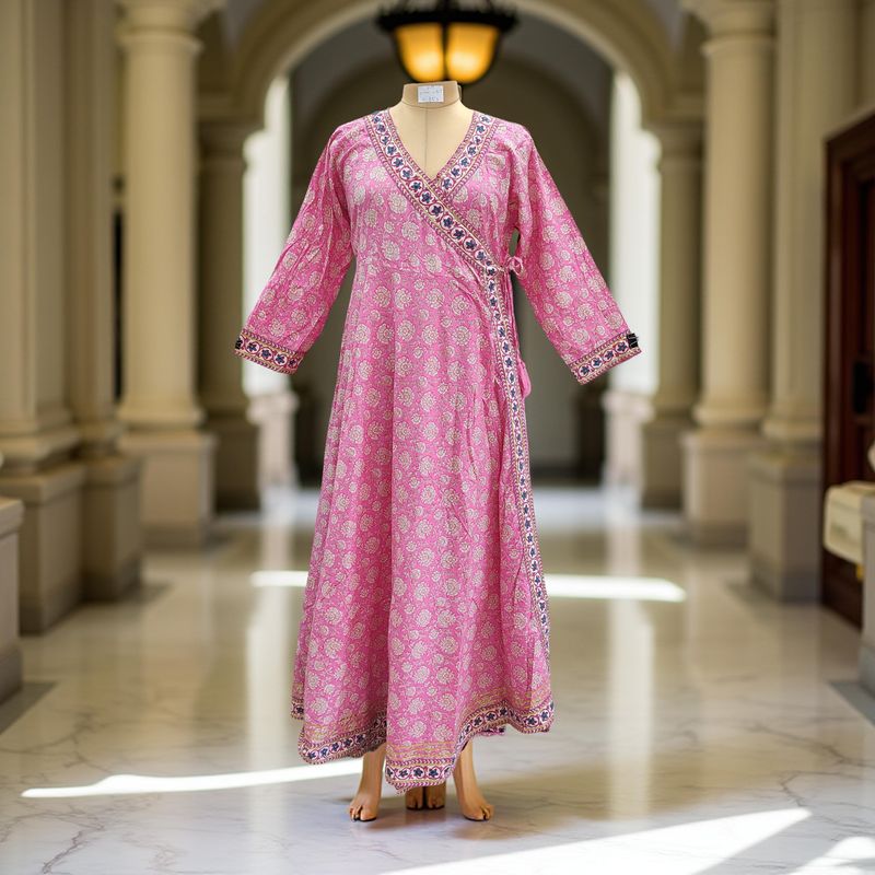 S-M Priam Cotton Dress 57" Long Jalabiya