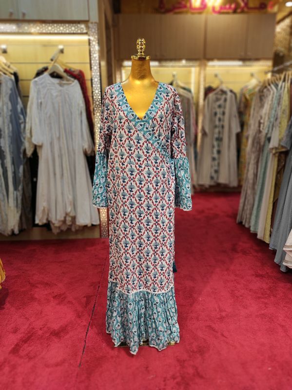 L/XL Special Cotton Dress 57" Long Jalabiya