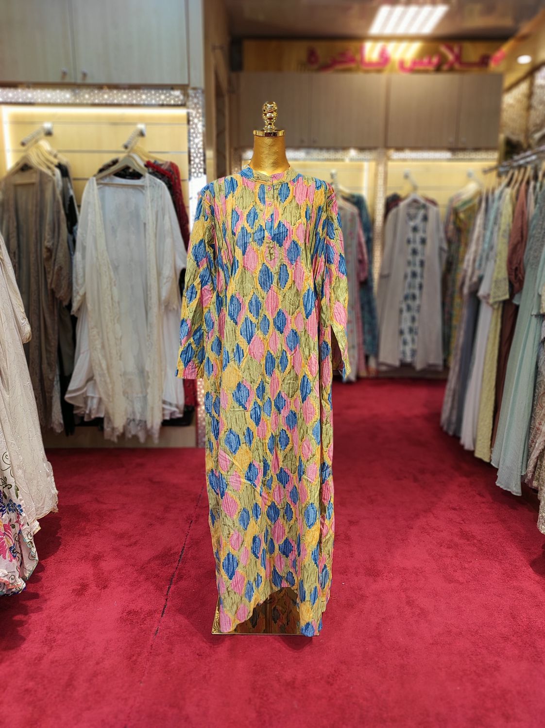 L/XL Special Cotton Dress 57" Long Jalabiya