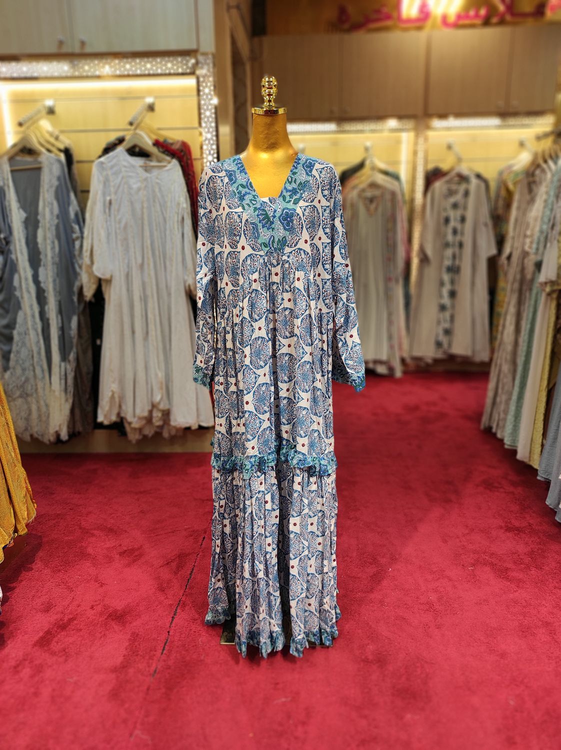 2XL/3XL Special Cotton Dress 57" Long Jalabiya