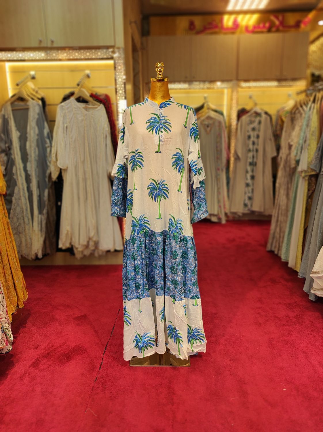 L/XL Special Cotton Dress 57" Long Jalabiya