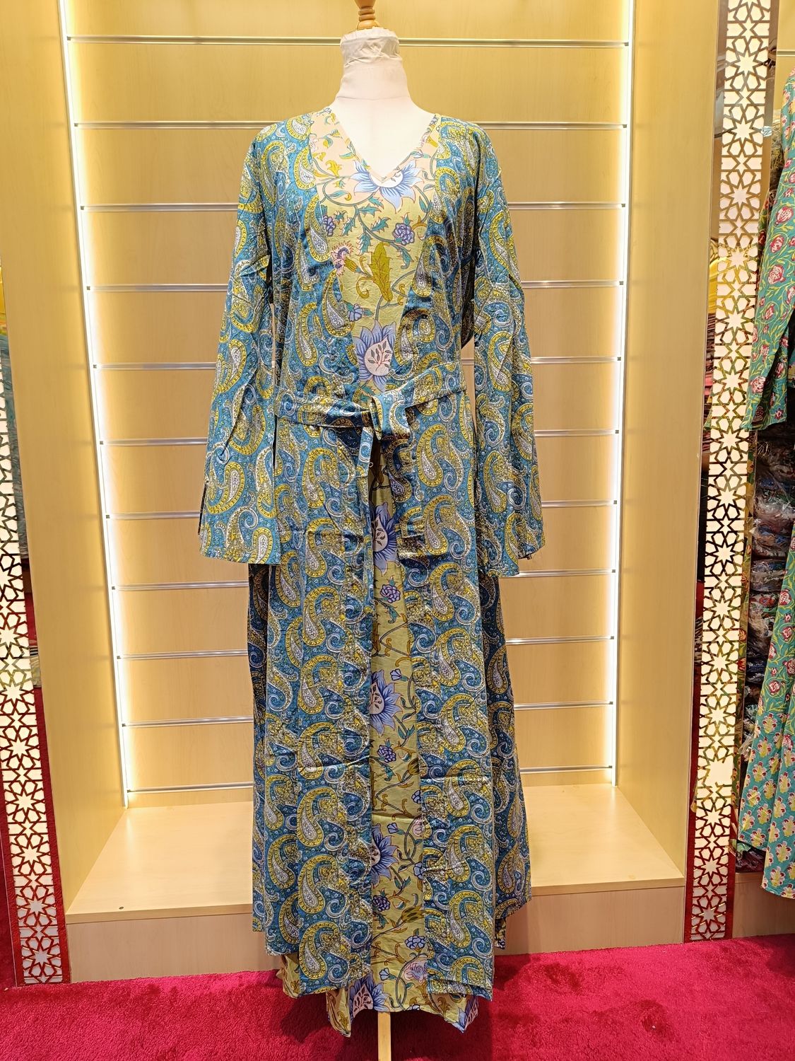 Free size Cotton Abaya length 56” Long