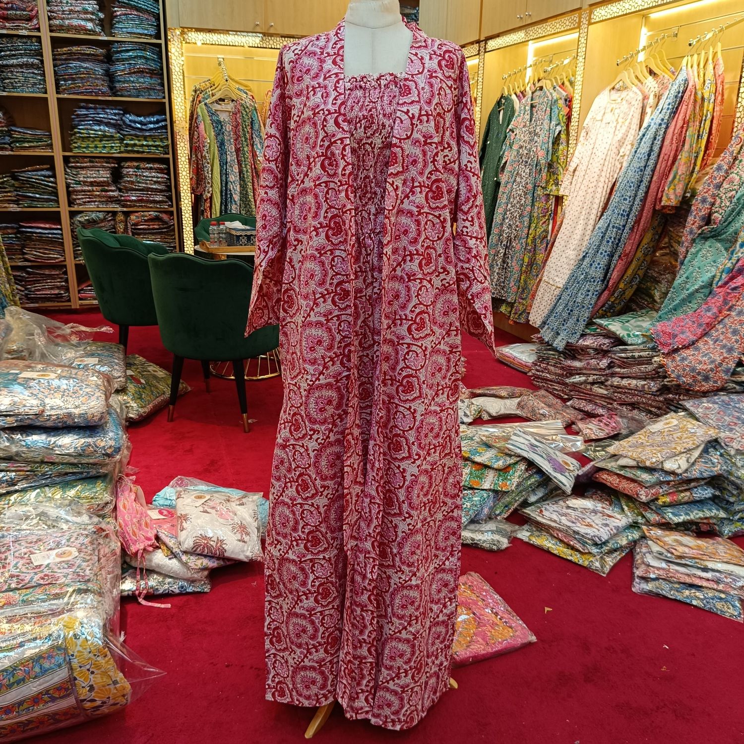 S/M Cotton Abaya length 57” Long