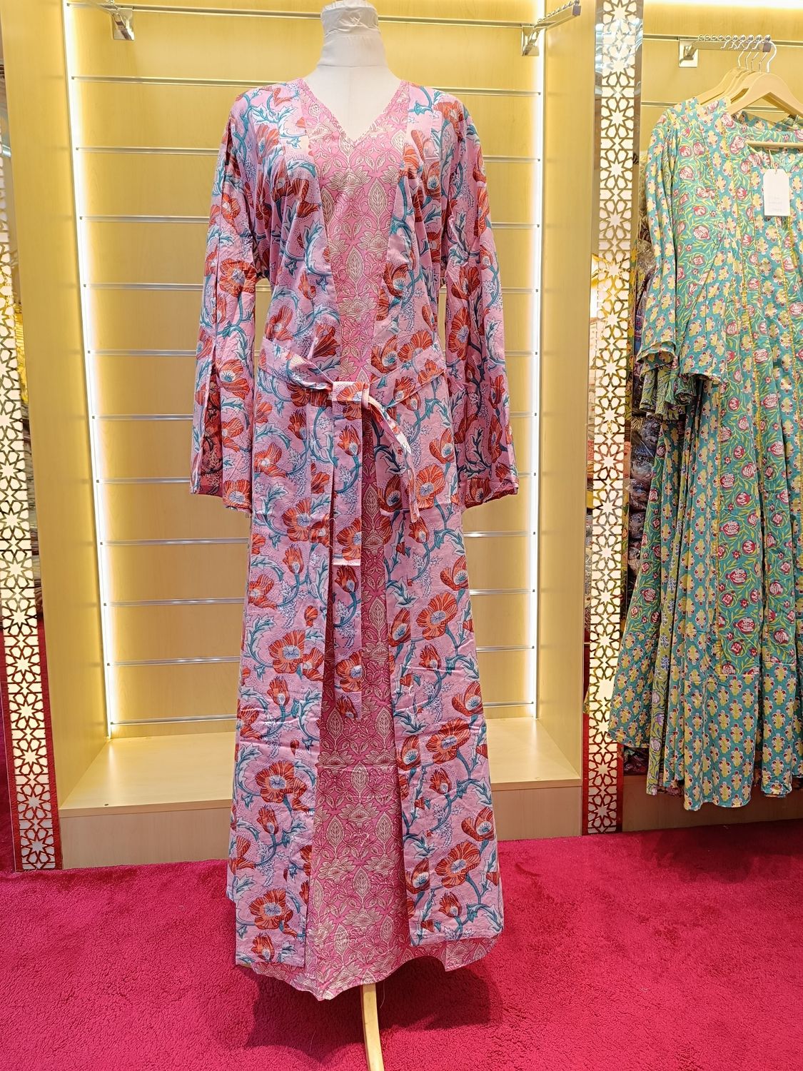 Free size Cotton Abaya length 56” Long