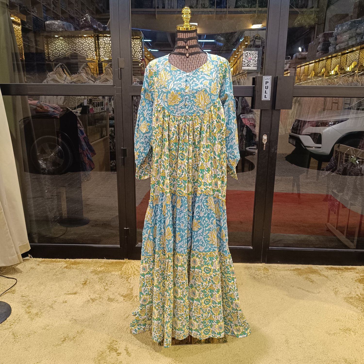 L/XL Special Cotton Dress 57" Long Jalabiya