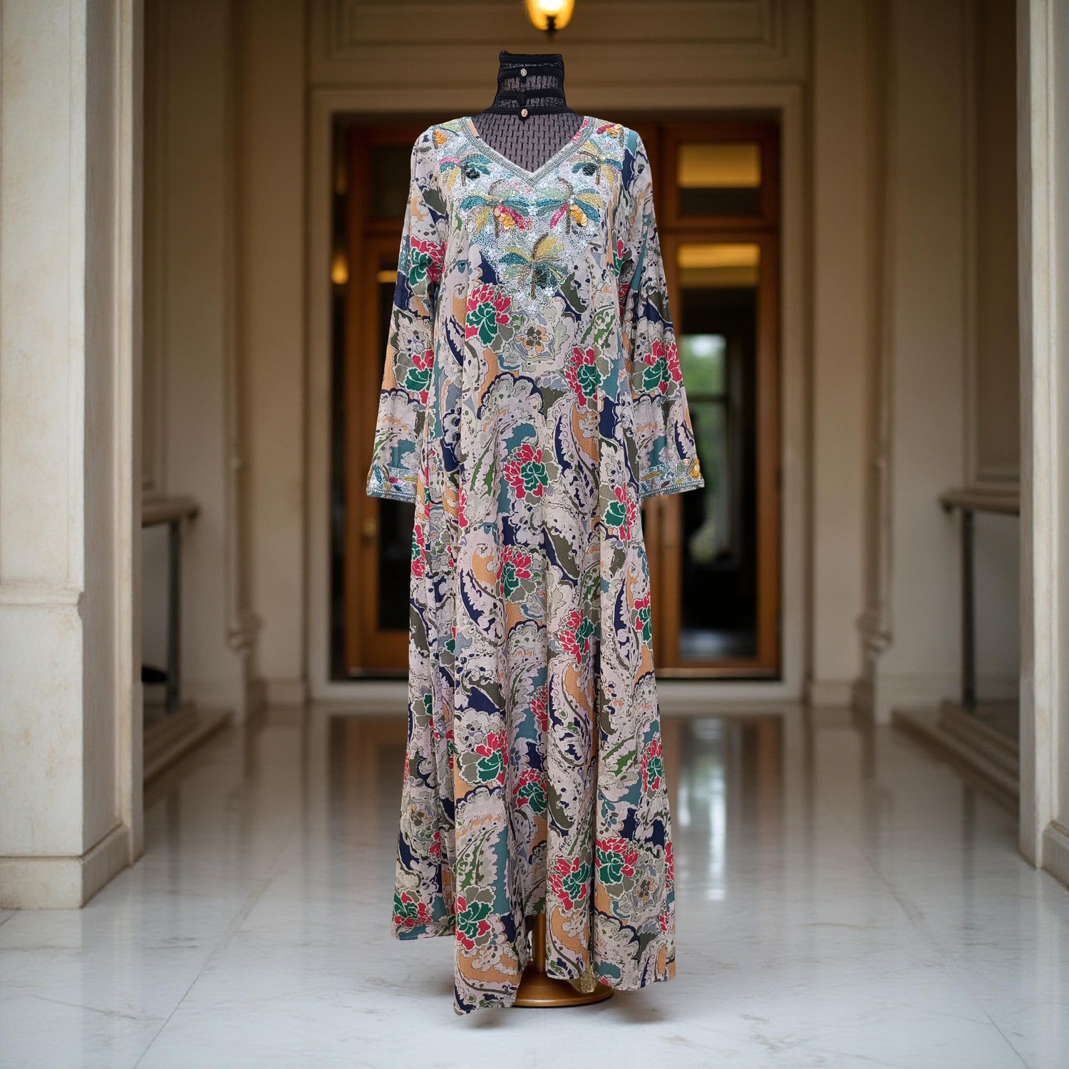 S/M Mukhawar Ready to wear 56"Long