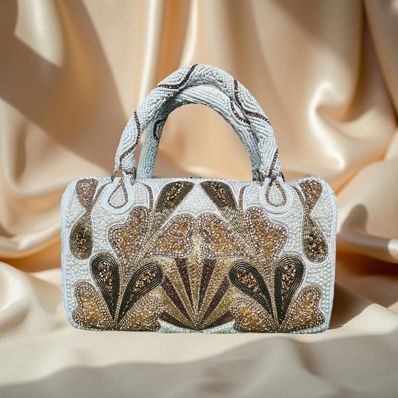 Golden Stones Embedded Noor bag