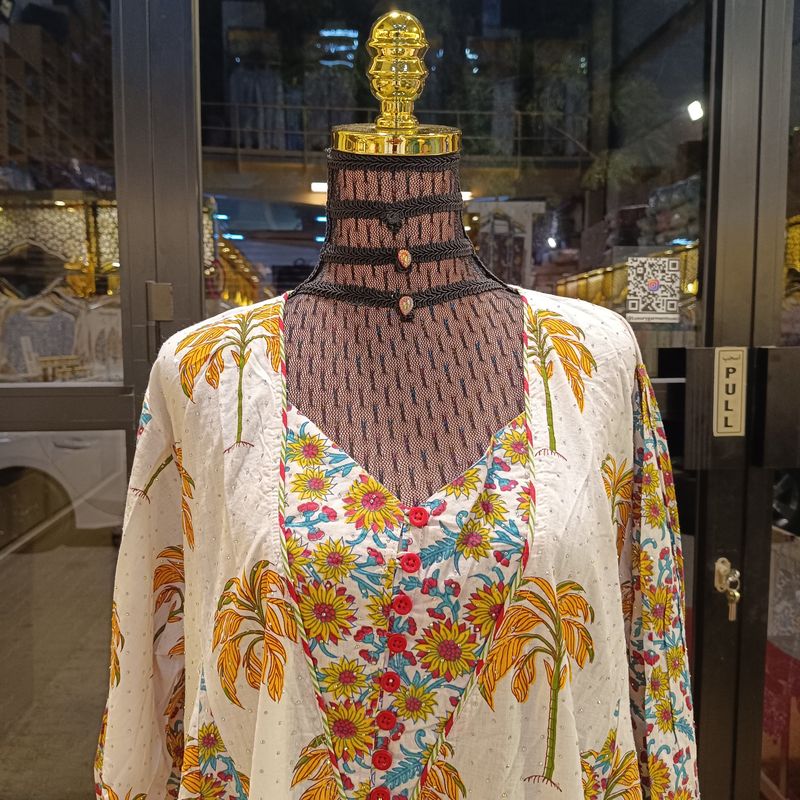 Payal crystal L/XL cotton jalabia