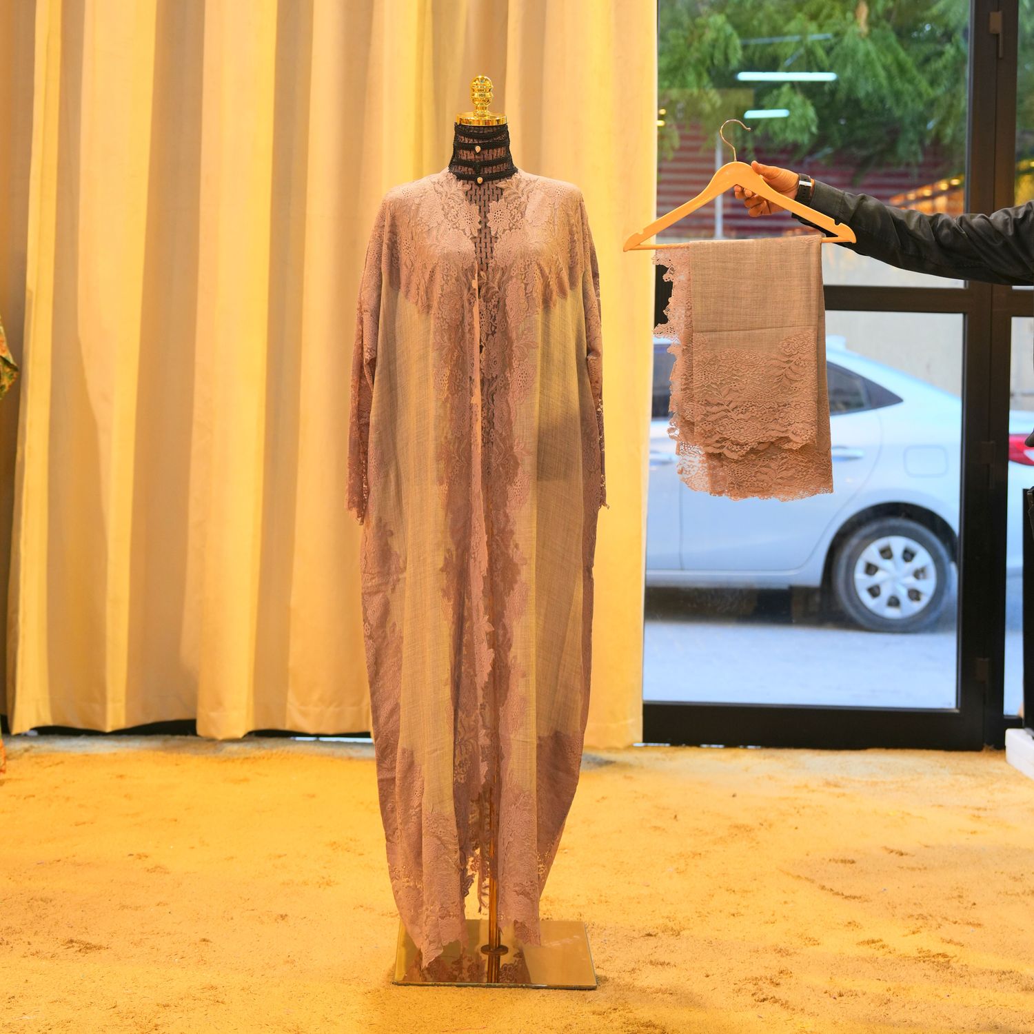 Cashmere Bisht With Sheila