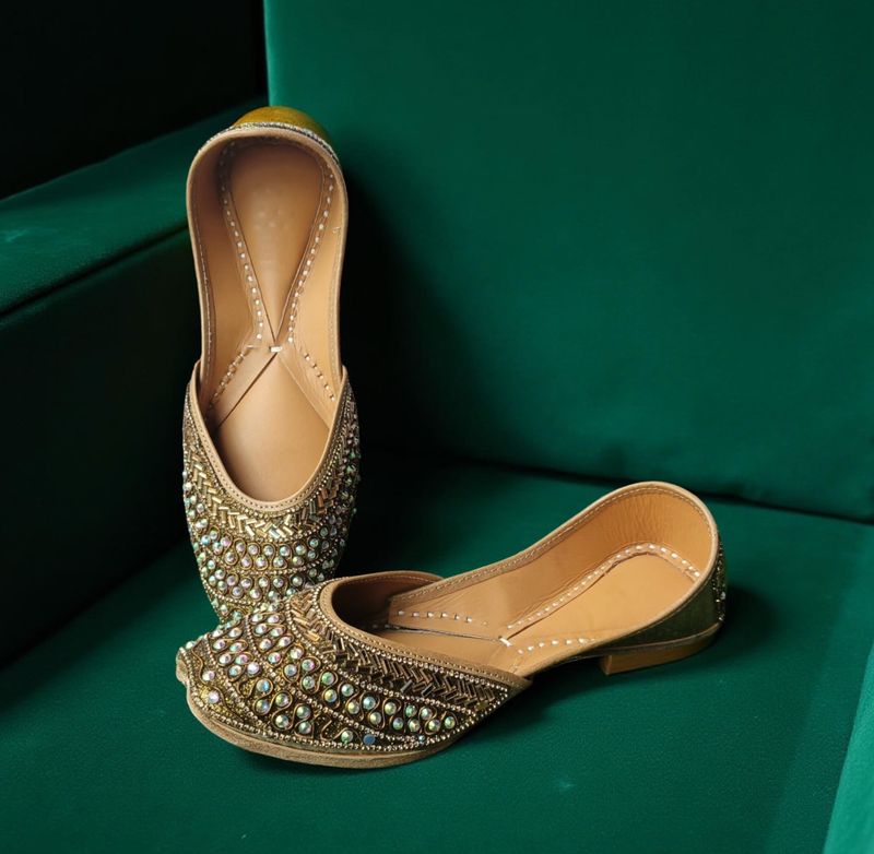 Hand Embroidered Indian Style Flats