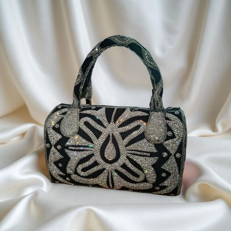 Black Velvet Asrar Bag