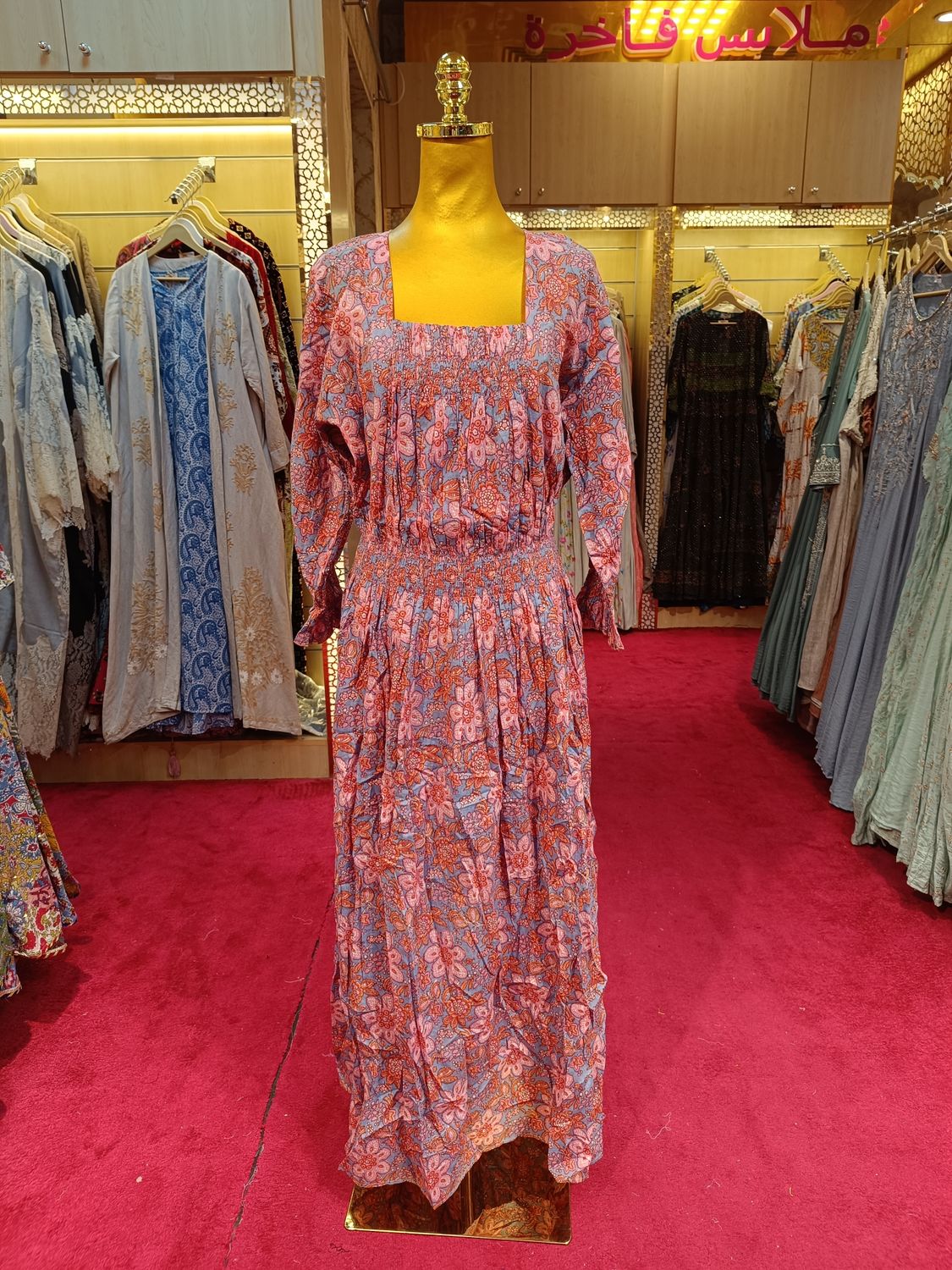 L/XL  Fazlin Cotton Dress 56" Long Jalabiyas