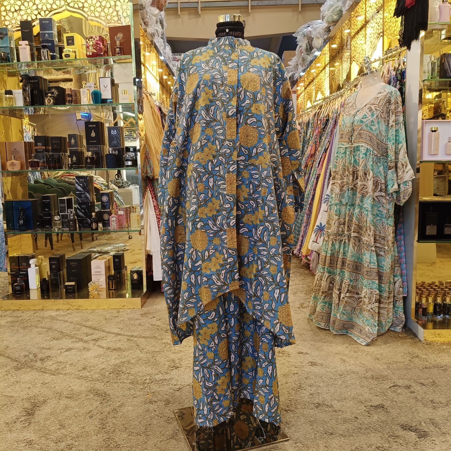 L-XL 2 Piece Rasha Pure Cotton Dress Jalabiya