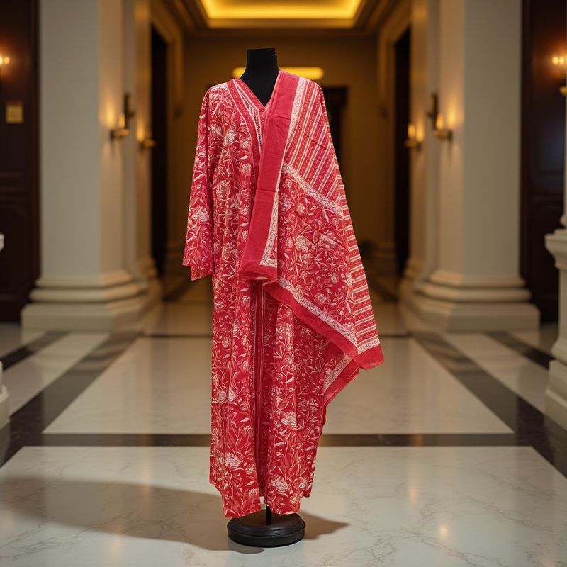 2XL/3XL Abaya With Sheila &amp; Cotton Inner Set length 57” Long