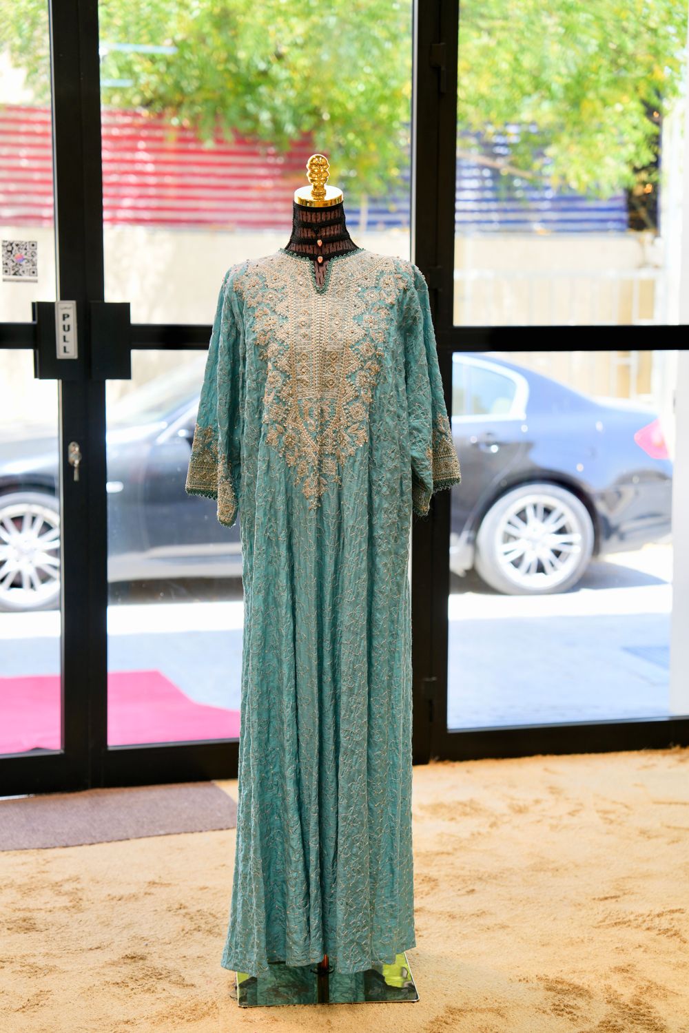 Free Size Eid Special With Intricate Embroidery Dress Length 56"