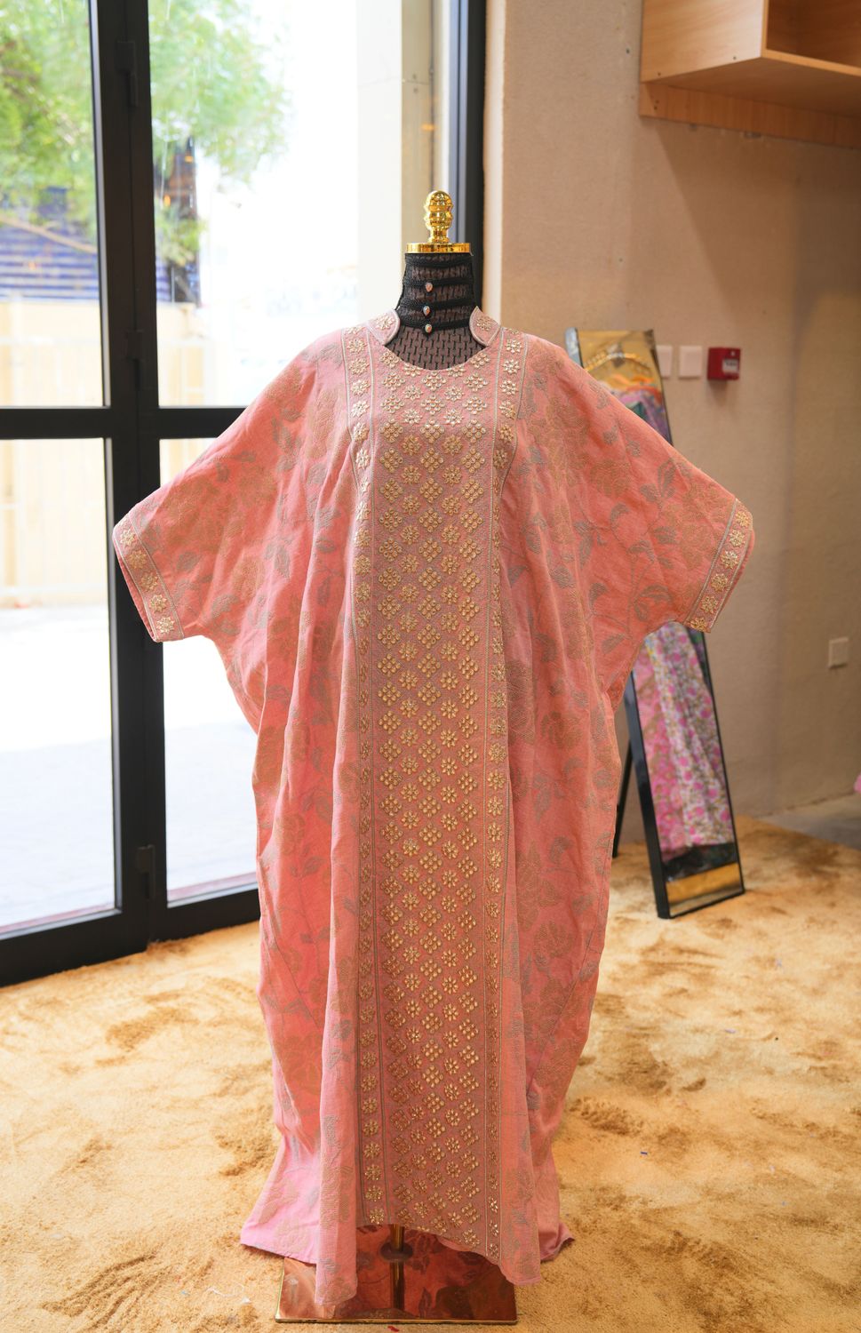 Free Size Eid Special Embroidery Dress Length 57"