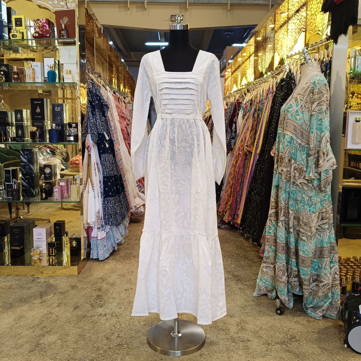 XS-S Misba Printed Dress 54" Long Jalabiya