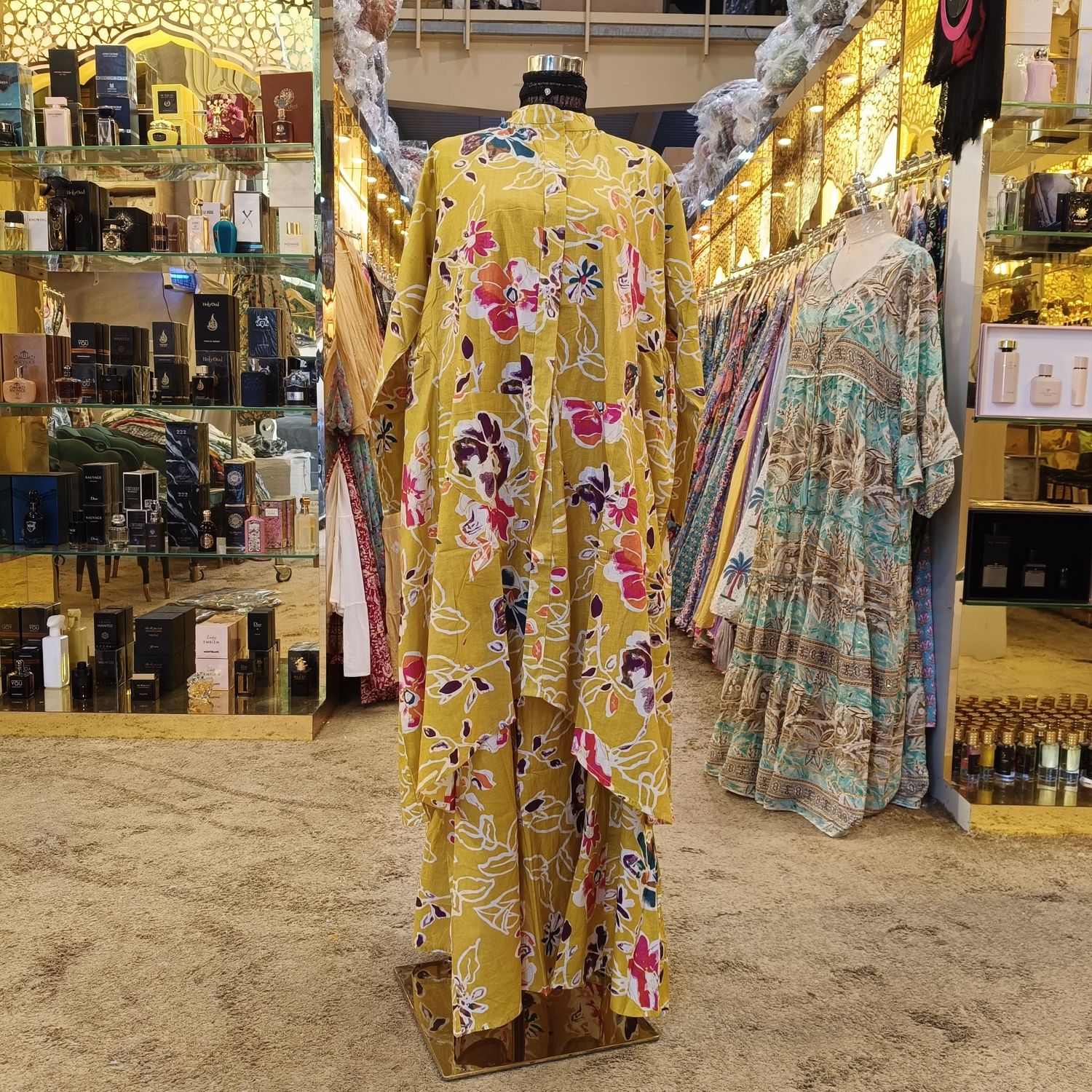 S-M 2 Piece Rasha Pure Cotton Dress Jalabiya