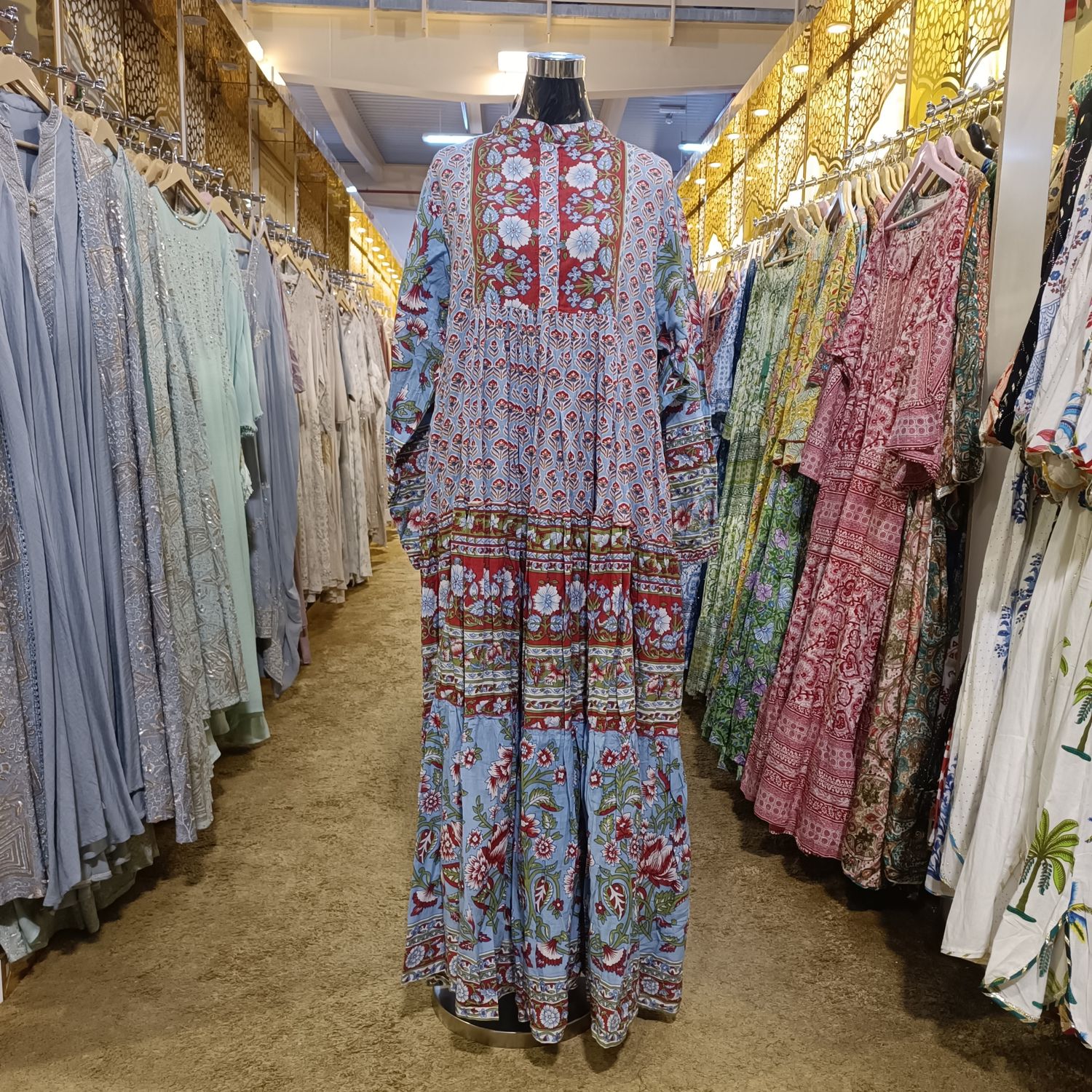 Aina cotton printed jalabia 200 aed