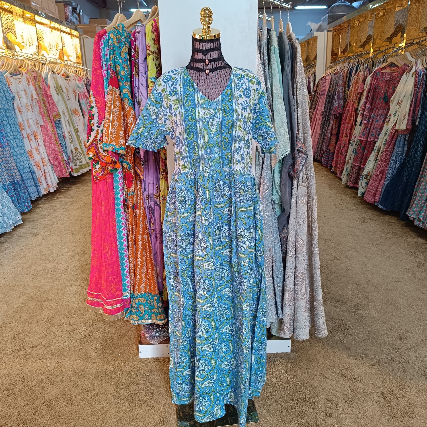 Rahaf Crystal S/M cotton jalabiya 