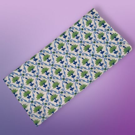 4 Meter Cotton Hand Printed Fabric