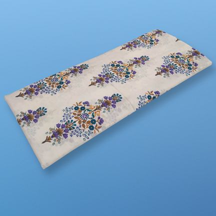 4 Meter Cotton Hand Printed Fabric