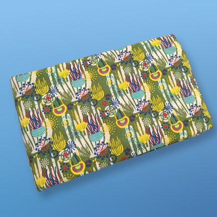 4 Meter Cotton Hand Printed Fabric