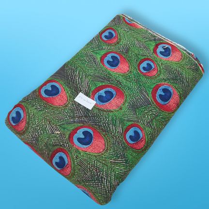 4 Meter Cotton Hand Printed Fabric