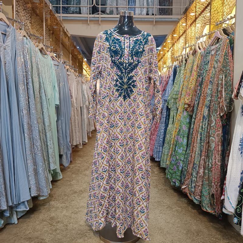 Free Size Special Cotton Dress 57" Long Jalabiya