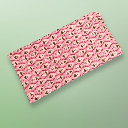 4 Meter Cotton Hand Printed Fabric