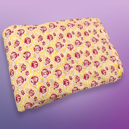 4 Meter Cotton Hand Printed Fabric