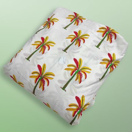 4 Meter Cotton Hand Printed Fabric