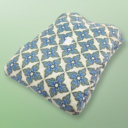 4 Meter Cotton Hand Printed Fabric