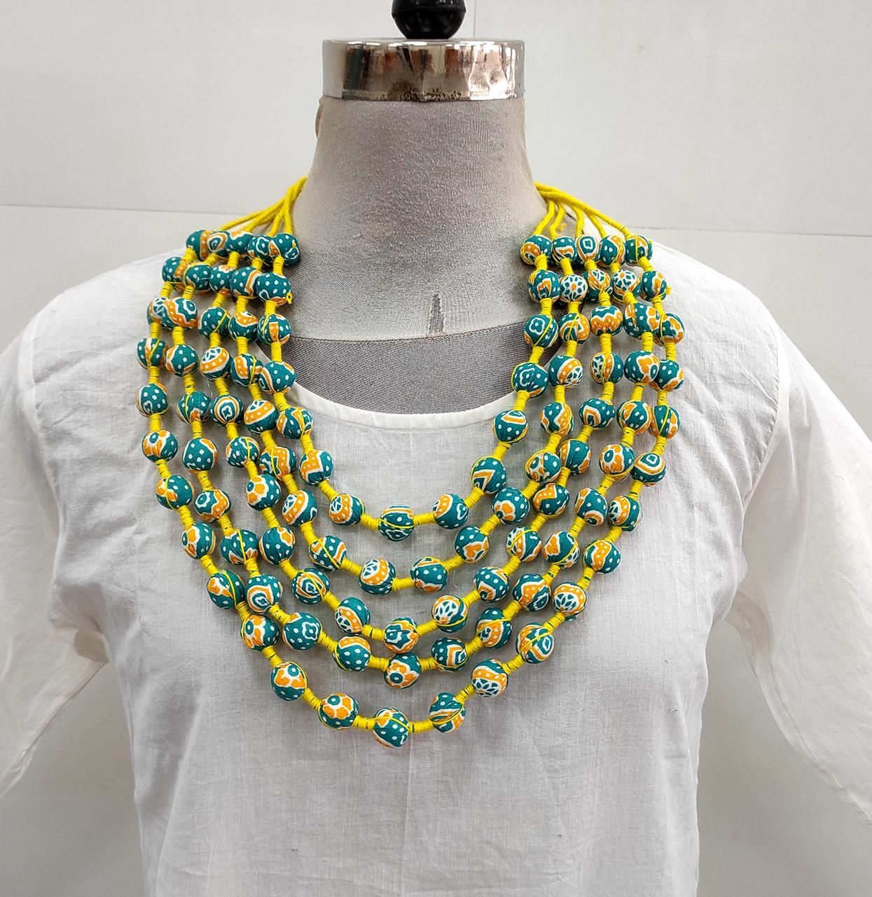 Necklace Cotton Fabric